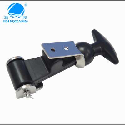 T Handle Rubber Draw Hood Latch Flexible Truck Trailer Latch