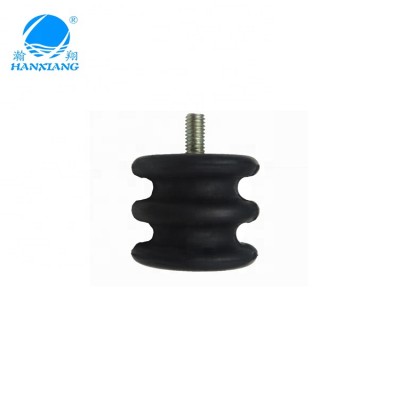 Screw Threads Rubber shock absorber rubber machine foot shock absorber pad with screw