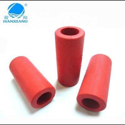 No slip thick silicone handle grip for dumbbells barbell bar grips